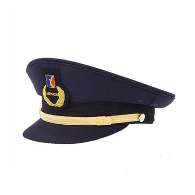 Bavlněná modrá vojenská kšiltovka